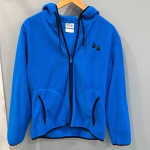 Fleece, animal rescue jacket, blue, large